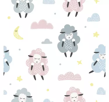 Gyerekes juhmintás bútor matrica - TenStickers