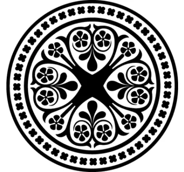 Kelta rozetta mandala falmatrica - TenStickers
