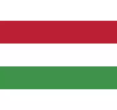Magyar zászló matrica - TenStickers
