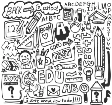 Matematika nélkülözhetetlen gyerekek matrica - TenStickers