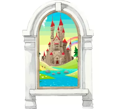 Mesebeli táj falmatrica - TenStickers