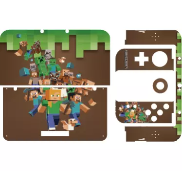 Minecraft nintendo bőr - TenStickers