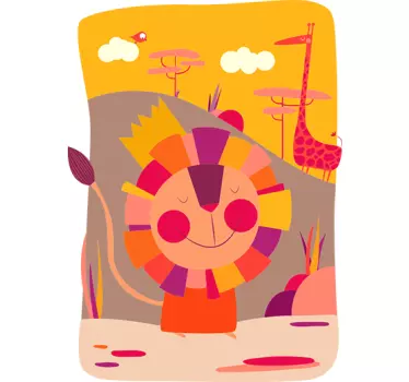 Oroszlánkirály gyerekek matrica - TenStickers