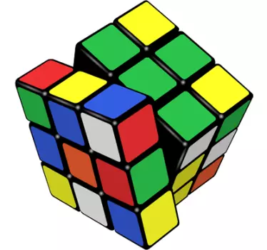 Rubik kocka matrica - TenStickers