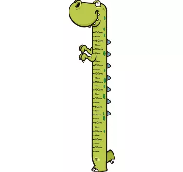 T- rex magasságdiagram falmatrica - TenStickers