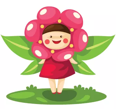 Virágtündér gyerekek matrica - TenStickers