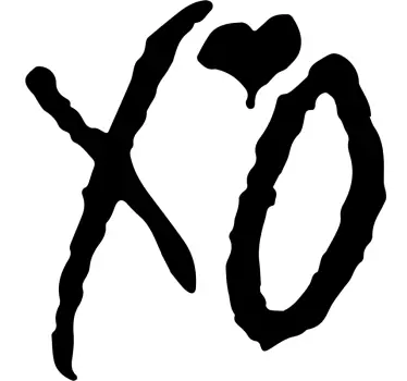 Xo márka logó autóablak matrica - TenStickers