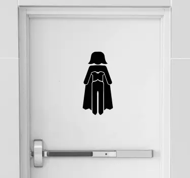 Szuperhős fürdőszoba matricák - TenStickers