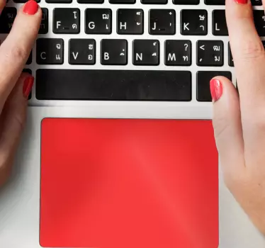 Laptop matrica személyre szabott érintőpad - TenStickers