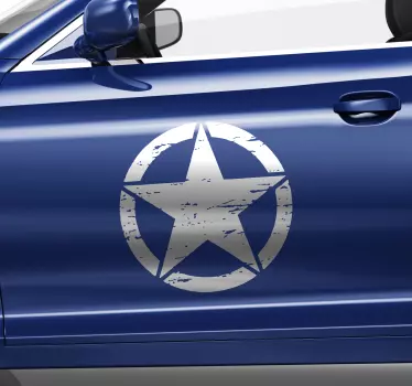 Katonai csillag falmatrica - TenStickers
