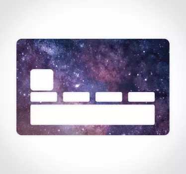 Univerzum hitelkártya matrica - TenStickers