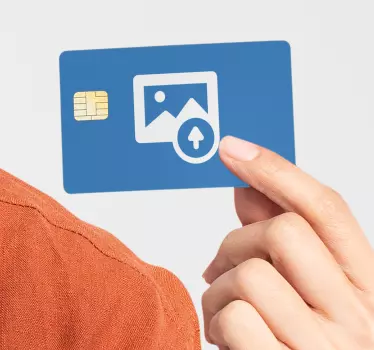 Testreszabható hitelkártya matrica - TenStickers