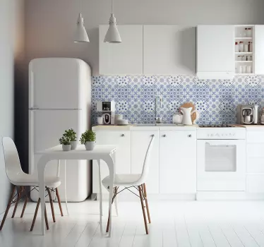 Delft kék csempe matrica - TenStickers