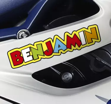 Személyre szabott rozsi vinyl matrica - TenStickers