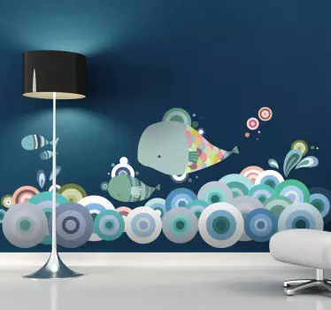 Tengeri élet gyerek matricák - TenStickers