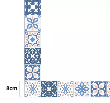 Csempe keret tükör fal matrica - TenStickers