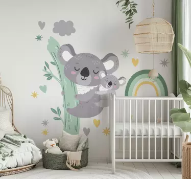 Matrica Gyerekszobák boldog koalák - TenStickers