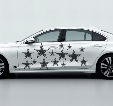 Tuningcsillagok autó matrica - TenStickers