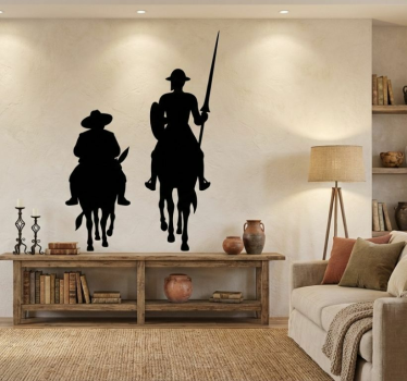 Matrica don quixote és sancho - TenStickers