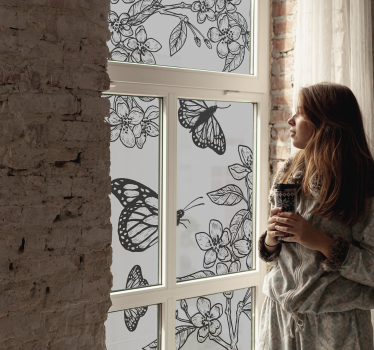 Ablak lepidoptera ablak matrica - TenStickers