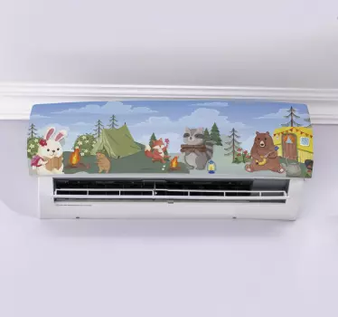 Állat matrica állattábor - TenStickers