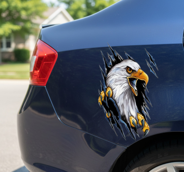 Amerikai hóbagoly karom autó matrica - TenStickers