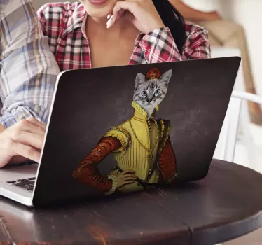 Arisztokrata macskák laptop matrica - TenStickers