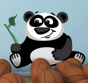 Bambusz panda - TenStickers
