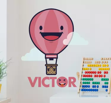 Boldog léggömb - matrica gyerekeknek - TenStickers