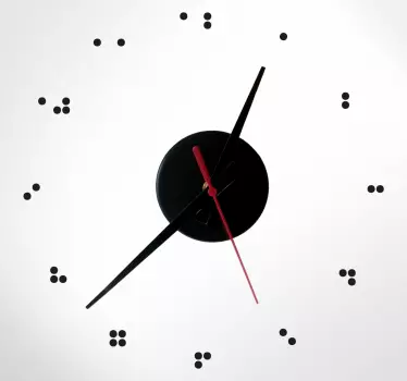 Braille óra matrica - TenStickers