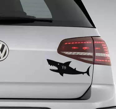 Cápa carsticker jármű matrica - TenStickers