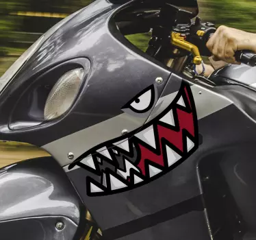 Cápa motorkerékpár matricák - TenStickers