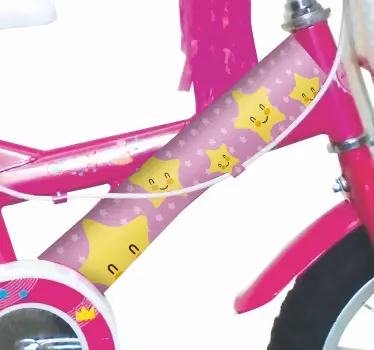 Csillag kerékpárok kerékpáros matrica - TenStickers