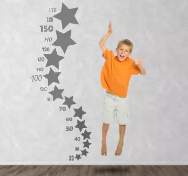 Csillagok magasság diagram matrica - TenStickers