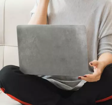 Csiszolt laptop matricák - TenStickers