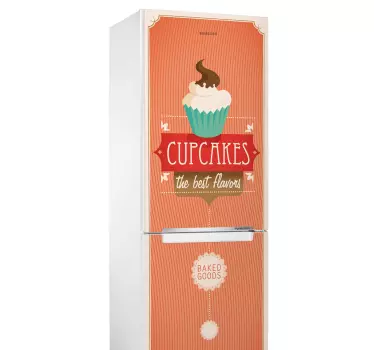 Cupcakes hűtőszekrény matrica - TenStickers