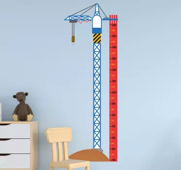 Daru magasság diagram fal matrica - TenStickers