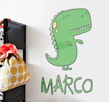 Dinoszaurusz név matricával személyre szabva - TenStickers