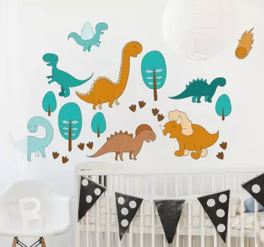Dinoszaurusz park fal matrica - TenStickers