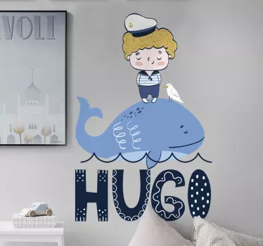 Egyedi matróz rajz tengeri matrica - TenStickers