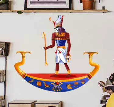 Egyiptomi isten horus vallási matricák - TenStickers