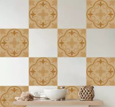 Elegáns csempe minta csempematrica - TenStickers