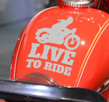élni motorkerékpár matricákon - TenStickers