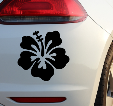 Exotikus szigeti virág autó matrica - TenStickers