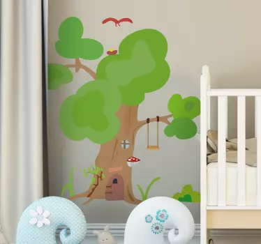 Faház fa falmatrica - TenStickers