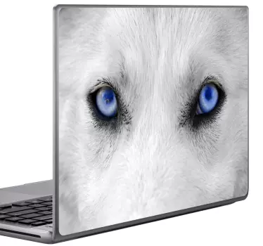 Farkasszemet laptop matrica - TenStickers