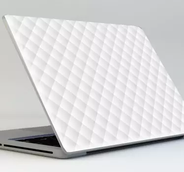 Laptop matrica fehér steppelt - TenStickers