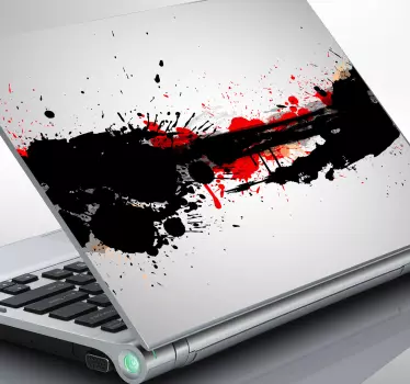 Festék robbanás laptop matrica - TenStickers