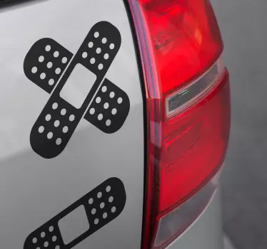 Gipszjármű matrica - TenStickers