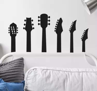 Gitár nekcs falmatrica - TenStickers